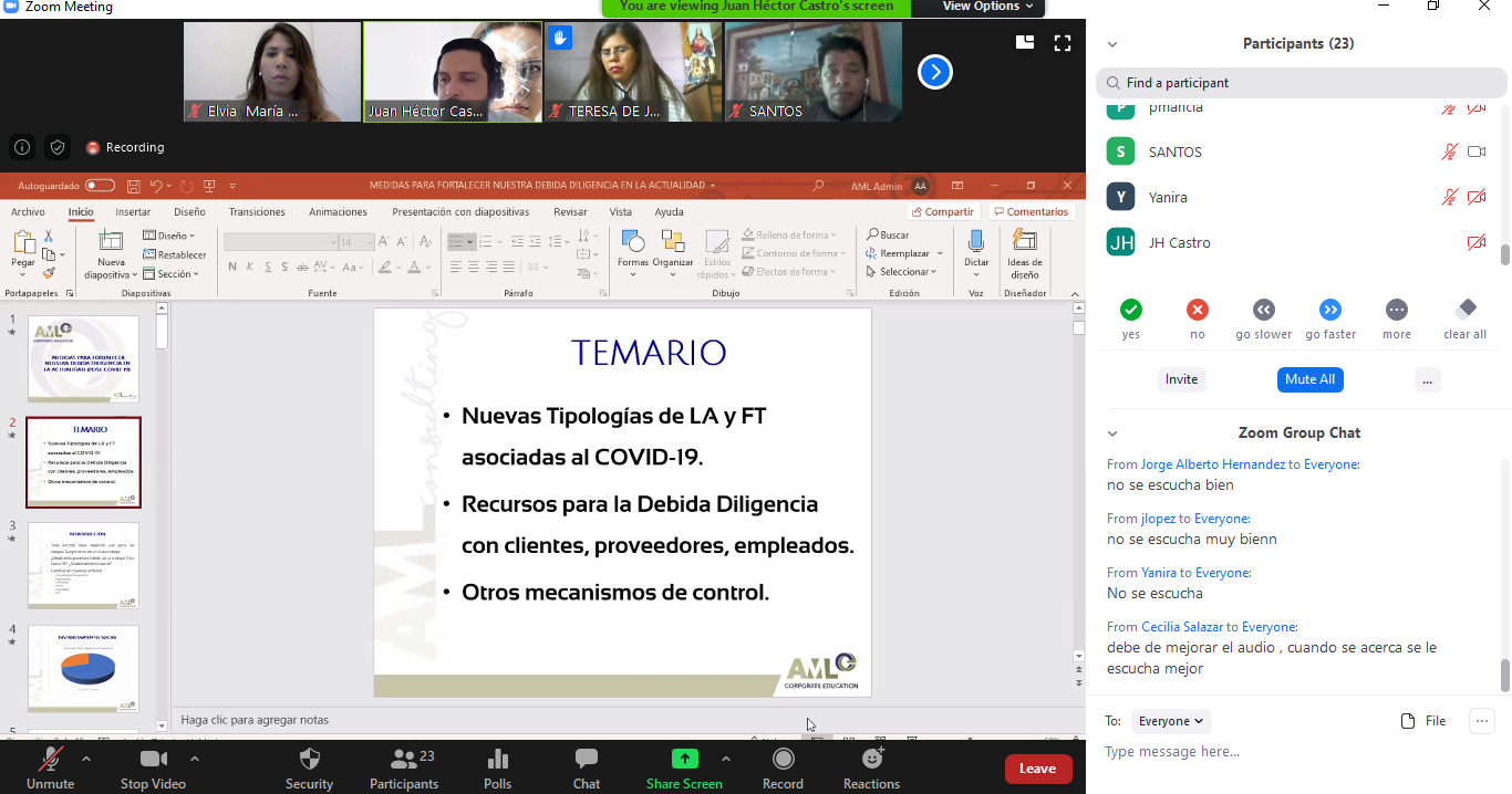 2 - RESUMEN:WEBINAR MEDIDAS PARA FORTALECER NUESTRA DEBIDA DILIGENCIA EN LA ACTUALIDAD (POST COVID-19)